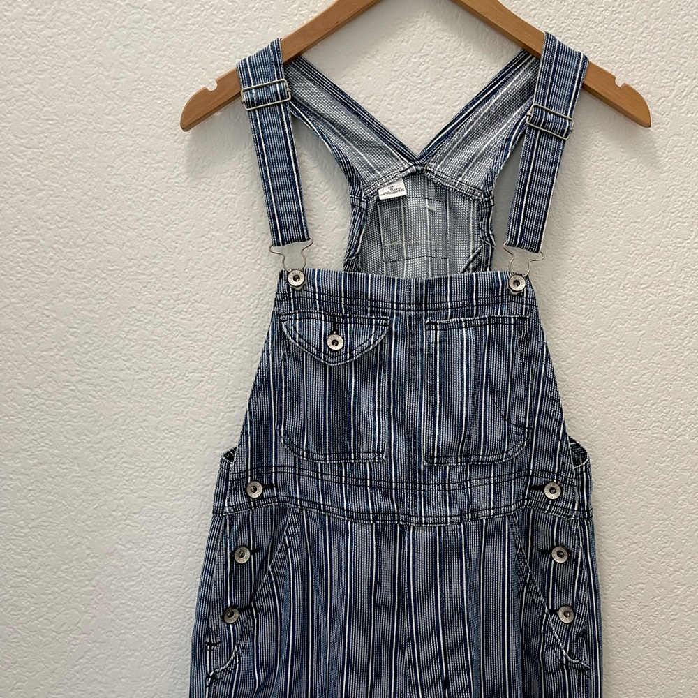 Vintage Striped Overalls ✨ women’s size small